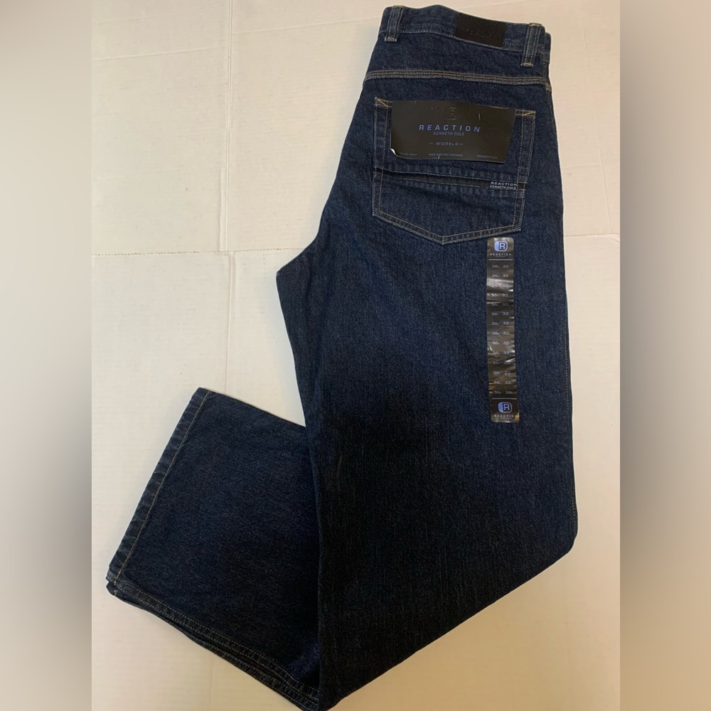 Reaction Kenneth Cole Fuller Thigh Jeans 36 X 32